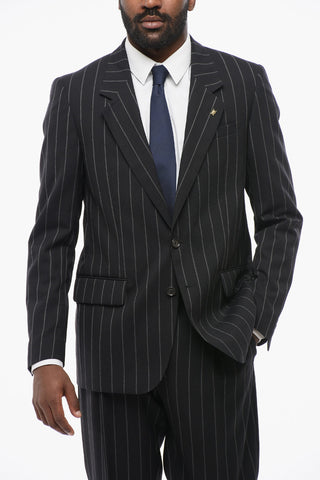 CC COLLECTION Striped Single Breasted RESET Suit