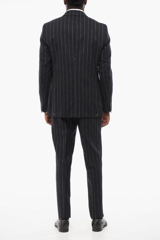 CC COLLECTION Striped Single Breasted RESET Suit