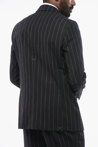 CC COLLECTION Striped Single Breasted RESET Suit