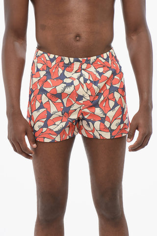 Plant Patterned Popeline Boxer