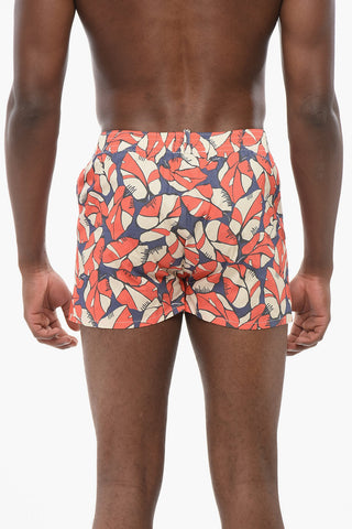 Plant Patterned Popeline Boxer