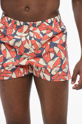 Plant Patterned Popeline Boxer