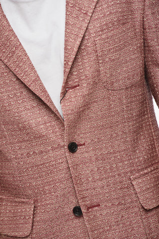 Cotton Knit SPORTSWEAR Single Breasted Blazer