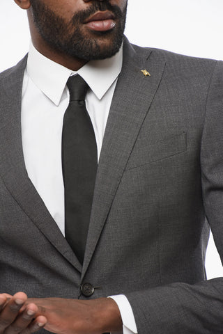 CC COLLECTION Wool Blend RESET Single Breasted Suit With Flap Pockets