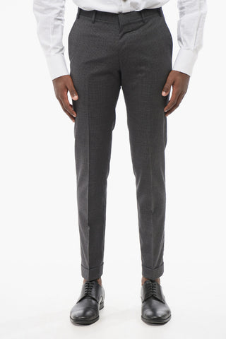 CC COLLECTION Wool Blend RESET Single Breasted Suit With Flap Pockets