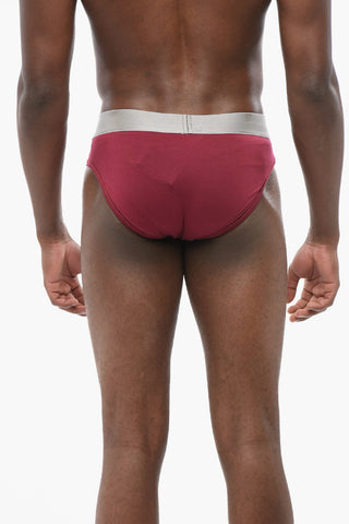 Cotton Blend Slip with Logoed Waistband