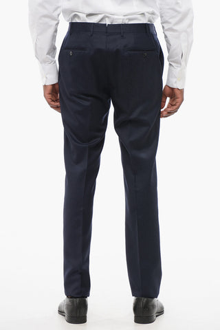 Tree-Pieces Suit with Satin Shawl Lapel
