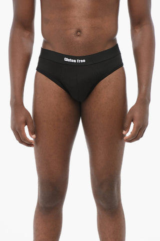 Slip in Misto Cotone con Elastico Logato