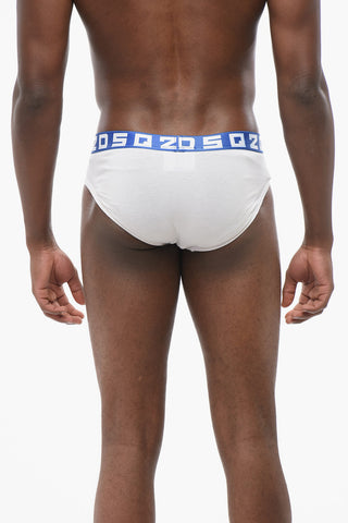 Cotton Blend Slip with Logoed Elastic Waistband