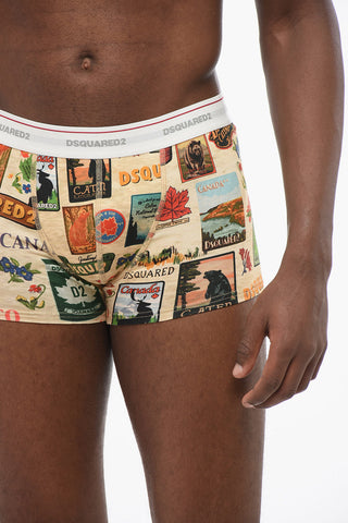 Printed Cotton Blend Boxer