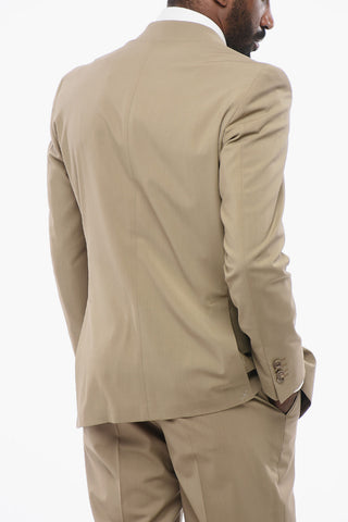 CC COLLECTION Abito in Lana Stretch REFINED con Tasche ad Aletta