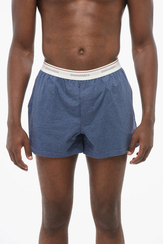Cotton Blend Boxer with Logoed Waistband