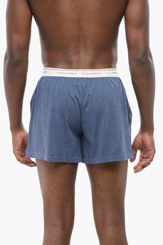 Cotton Blend Boxer with Logoed Waistband