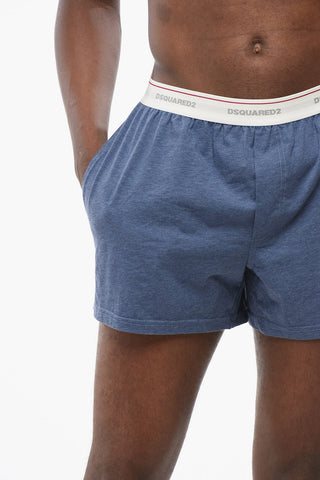 Cotton Blend Boxer with Logoed Waistband