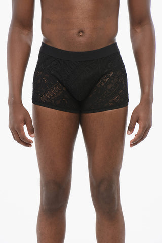 Boxer in Pizzo con Elastico Ton-sur-ton