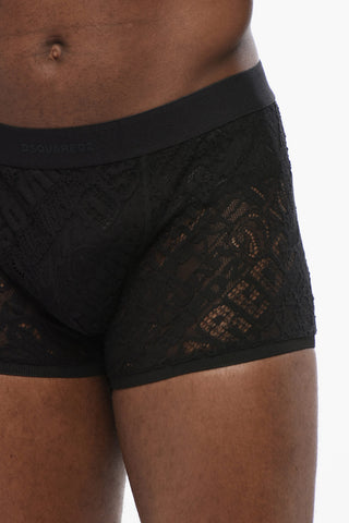 Boxer in Pizzo con Elastico Ton-sur-ton