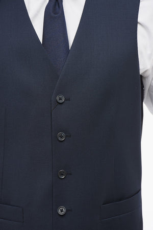 CC COLLECTION Single-Breasted Virgin Wool Vest REFINED