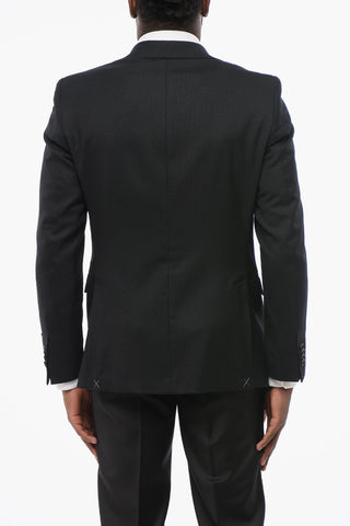 CC COLLECTION Blazer Semi-foderato REFINED in Lana Jacquard