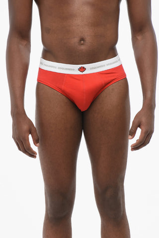 Cotton Blend Slip with Contrasting Waistband