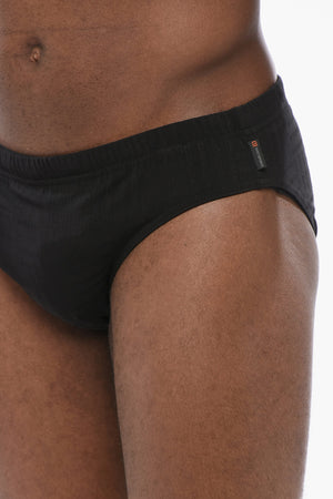 ID Costume da Bagno Slip con Design Jacquard