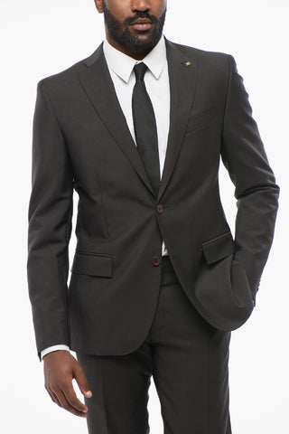 Blanded Merino Wool REFINED Suit with Flap Pockets