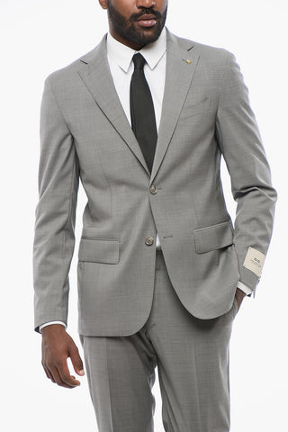 CC COLLECTION Half-lined REFINED Stretch Wool Suit