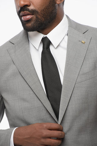 CC COLLECTION Half-lined REFINED Stretch Wool Suit