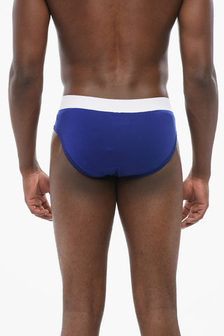 Cotton Blend Slip with Rubberized Logo