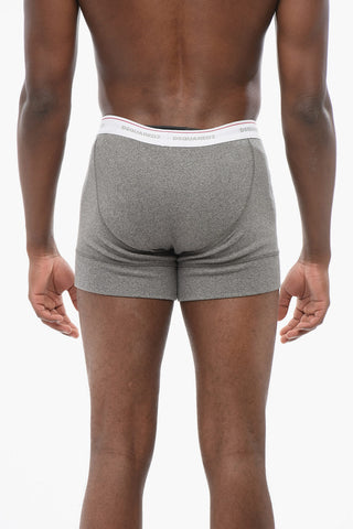 Boxer in Misto Cotone a Costine