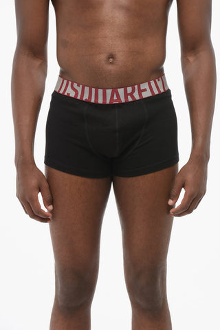 Cotton Blend Boxer with Logoed Waistband
