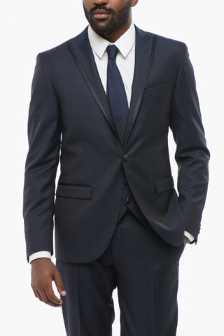 CC COLLECTION 3 Pieces RESET CERIMONIA Suit With Satin Details