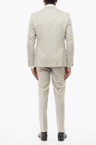CC COLLECTION Abito REFINED in Lana Vergine Gessata
