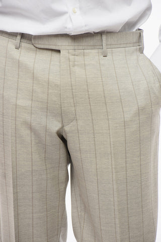 CC COLLECTION Abito REFINED in Lana Vergine Gessata