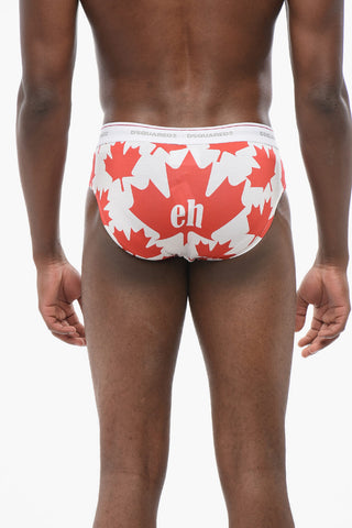 Printed Cotton Blend LEAF Slip