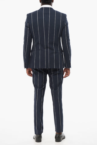 CC COLLECTION Striped Single Breasted RESET Suit