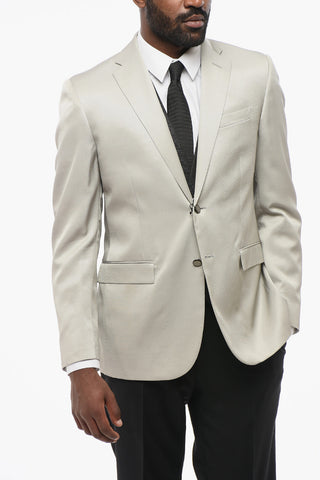 Two-toned Suit with Lurex Detailed Vest