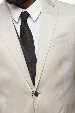 Two-toned Suit with Lurex Detailed Vest