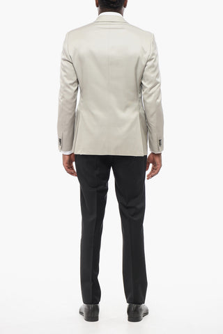 Two-toned Suit with Lurex Detailed Vest
