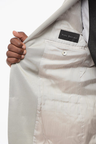 Two-toned Suit with Lurex Detailed Vest