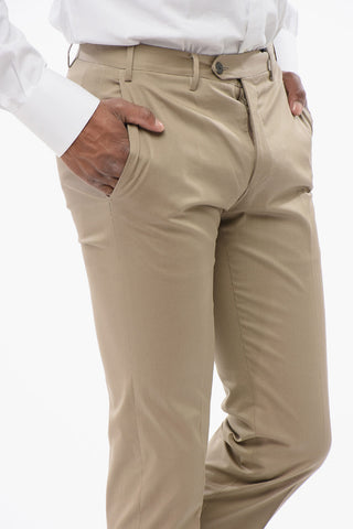 BI ELASTIC 4-Pocketed Cotton Blend Pants