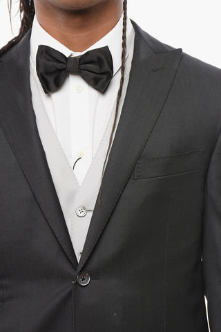 3-Piece CERIMONIA LEADER Suit with Pinstriped Pants