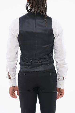 5-Button Wool Waistcoat