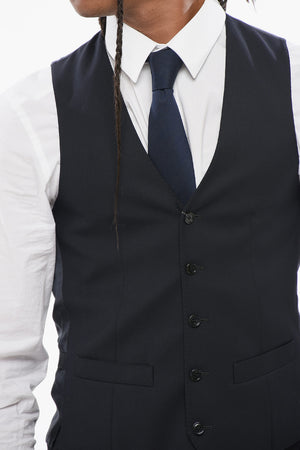 5-Button Wool Waistcoat