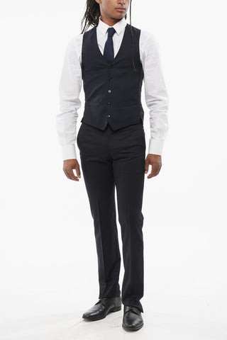 5-Button Wool Waistcoat