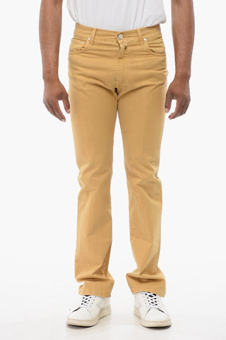 ID LUXURY Jeans Straight Fit con Logo Ricamato