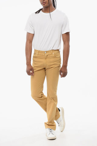 ID LUXURY Jeans Straight Fit con Logo Ricamato