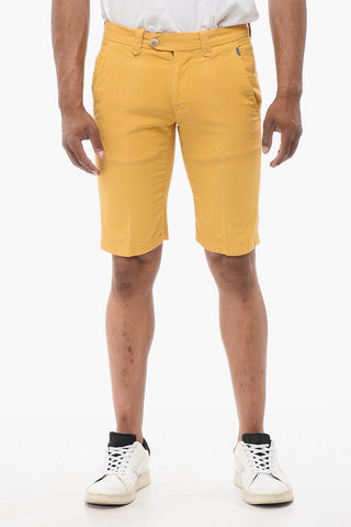 Five-Pocket Cotton Bermuda Shorts