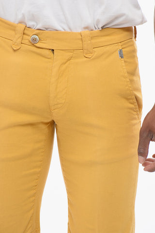 Five-Pocket Cotton Bermuda Shorts