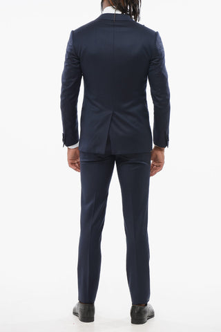Wool CERIMONIA ACADEMY 3-Piece Suit with Contrasting Vest