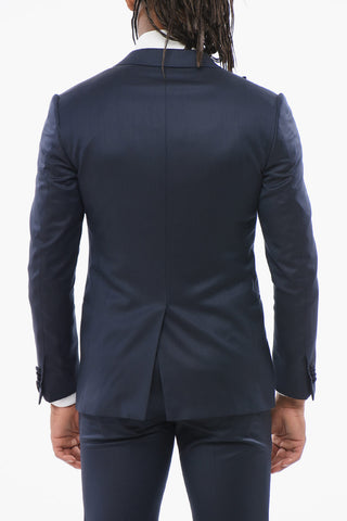 Wool CERIMONIA ACADEMY 3-Piece Suit with Contrasting Vest